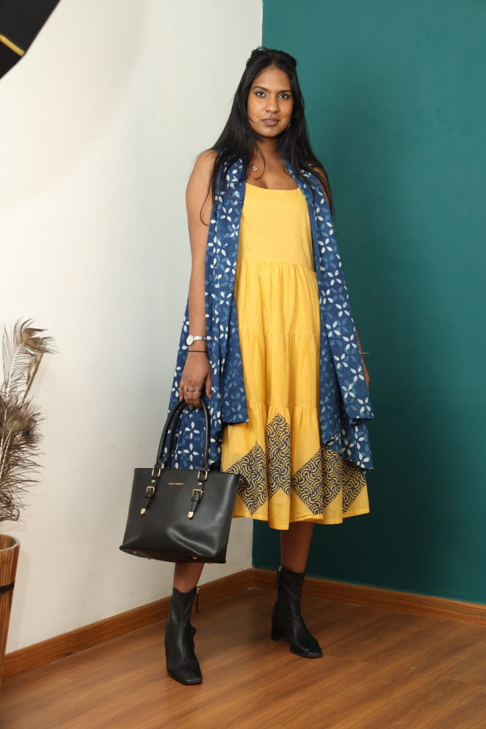 Discover the Elegance of Our Layered Flare Dress - Image 2